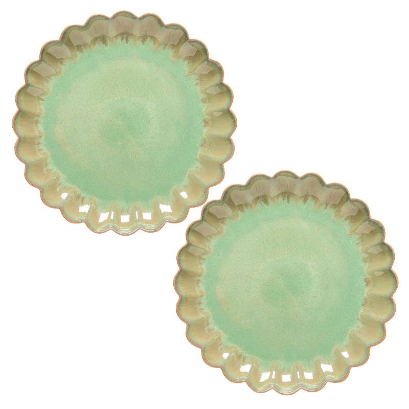 Marrakesh Dinner Plates, Set of 2 - Eucalyptus